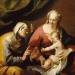 The Virgin and Infant jesus who Offers Saint Anne an Apple